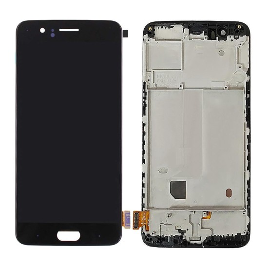 Touch+Display+Frame OnePlus 5 Preto Touch+Display+Frame OnePlus 5 Preto
